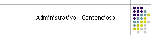 Administrativo - Contencioso